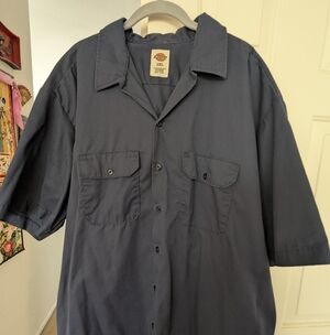 Dickes Mens Work Shirt/Uniform Shirt Size 2XL